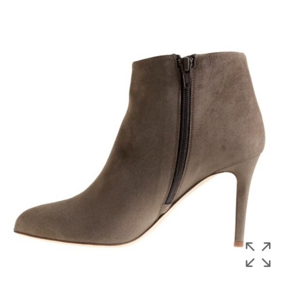 J Crew Metropolitan Suede Ankle Boots Size 8.5 - Picture 3 of 9